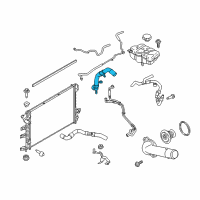 OEM Ford Fusion Lower Hose Diagram - HP5Z-8286-A