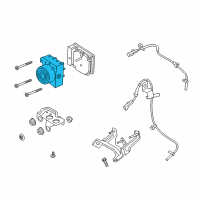 OEM Lincoln ABS Pump Assembly Diagram - EG9Z-2C215-A