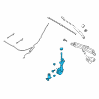 OEM Ford Reservoir Assembly Diagram - GN1Z-17618-B