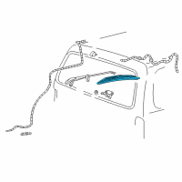 OEM Ford Freestyle Wiper Blade Diagram - 6L2Z17528A