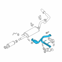 OEM Ford F-150 Catalytic Converter Diagram - CL3Z-5E212-A