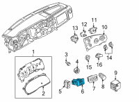 OEM Ford E-350 Super Duty Module Diagram - 9C2Z-2C006-A