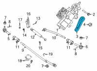 OEM Ford E-150 Pitman Arm Diagram - 8C2Z-3590-A