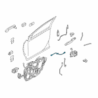 OEM Ford Five Hundred Actuator Cable Diagram - 7G1Z-74221A00-A