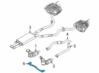 OEM Ford Explorer Front Bracket Diagram - L1MZ-5K291-J