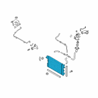 OEM Ford Freestyle Radiator Diagram - 5F9Z-8005-AD