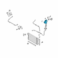 OEM Ford Freestyle Water Outlet Diagram - 5F9Z-8592-BA