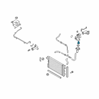 OEM Ford Freestyle Thermostat Diagram - 5F9Z-8575-AA