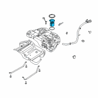 OEM Ford Fusion Fuel Gauge Sending Unit Diagram - FP5Z-9A299-B