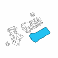 OEM Ford Fusion Valve Cover Gasket Diagram - 7T4Z-6584-A