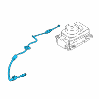 OEM Ford Expedition Shift Control Cable Diagram - JL3Z-7E395-J