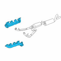 OEM Ford Expedition Manifold Diagram - F75Z-9430-HB