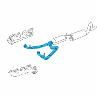 OEM Ford E-350 Super Duty Front Pipe Diagram - 4C2Z-5246-AA