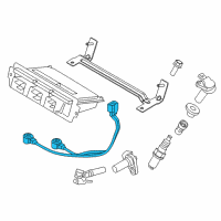 OEM Ford Expedition Knock Sensor Diagram - 7T4Z-12A699-A