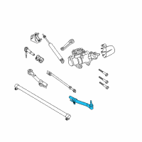 OEM Ford F-350 Super Duty Outer Tie Rod Diagram - HC3Z-3A131-D
