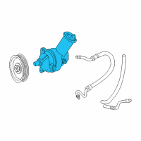 OEM Ford Power Steering Pump Diagram - F58Z-3A674-ABRM