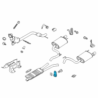 OEM Ford Mustang Front Bracket Diagram - FR3Z-5A242-A