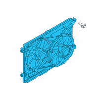 OEM Lincoln MKZ Fan Assembly Diagram - DG9Z-8C607-C