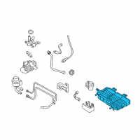 OEM Ford Fusion Canister Diagram - 9E5Z-9D653-C