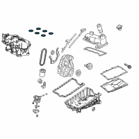 OEM Ford Explorer Sport Trac Manifold Gasket Diagram - 4L2Z-9461-BA