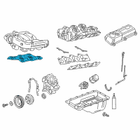 OEM Ford E-150 Intake Manifold Gasket Diagram - 1L3Z-9461-AA