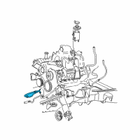 OEM Ford F-250 Pressure Hose Diagram - 6L3Z-3A719-P