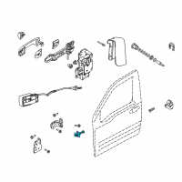 OEM Ford Transit Connect Door Check Diagram - 2T1Z-6123500-B