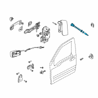 OEM Ford Transit Connect Lock Cylinder Diagram - 2T1Z-18168-A