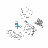 OEM Lincoln MKZ Cup Holder Diagram - AE5Z-5413562-AD