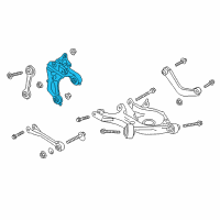 OEM Lincoln Continental Knuckle Diagram - G3GZ-5B758-E