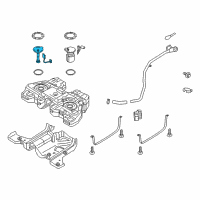 OEM Lincoln MKX Fuel Pump Diagram - F2GZ-9275-B