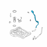 OEM Ford Escape Filler Pipe Diagram - GV6Z-9034-B