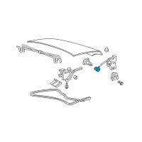 OEM Ford Crown Victoria Release Cable Diagram - F6AZ-5443329-AA
