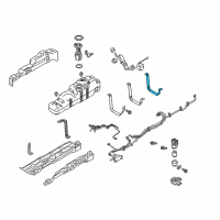 OEM Ford F-250 Super Duty Support Strap Diagram - BC3Z-9054-H