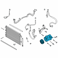 OEM Ford Edge Compressor Assembly Diagram - K2GZ-19703-B