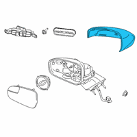 OEM Ford Fusion Mirror Cover Diagram - DS7Z-17D742-AAPTM