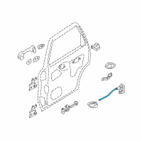 OEM Ford Escape Cable Diagram - YL8Z-78266A47-AA