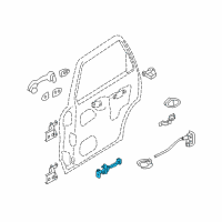 OEM Ford Escape Check Arm Diagram - YL8Z-7823552-AA
