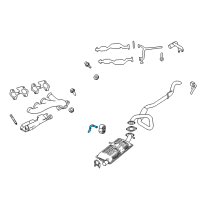 OEM Ford Crown Victoria Hanger Diagram - 3W1Z-5A204-AA