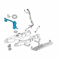 OEM Ford Explorer Sport Trac Fuel Pump Diagram - 7L2Z-9H307-A