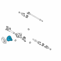 OEM Ford F-250 Super Duty Differential Assembly Diagram - 5C3Z-4026-D