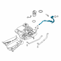 OEM Ford Edge Filler Pipe Diagram - BT4Z-9034-A