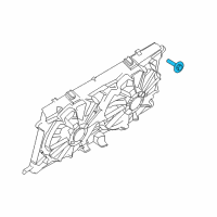 OEM Ford F-150 Fan Assembly Diagram - HL3Z-8C607-A