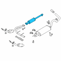 OEM Ford F-150 Front Pipe Diagram - GL3Z-5A212-A