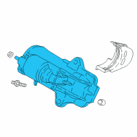 OEM Ford Fusion Starter Diagram - GV6Z-11002-A