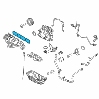 OEM Ford Fiesta Manifold Gasket Diagram - BM5Z-9439-A