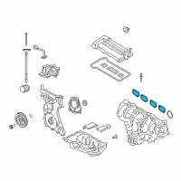 OEM Ford C-Max Manifold Gasket Diagram - 1S7Z-9439-AA