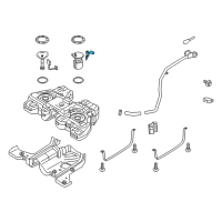 OEM Lincoln MKX Fuel Gauge Sending Unit Diagram - F2GZ-9A299-A
