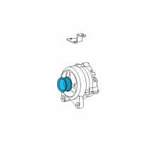 OEM Ford F-250 Pulley Diagram - F65Z-10344-AA