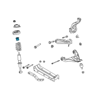 OEM Ford Explorer Spring Insulator Diagram - 2L2Z-18198-AA